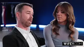 Hot wife Jessie takes BBC in front of hubby