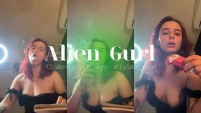 Smoking Tease | Alien Girl