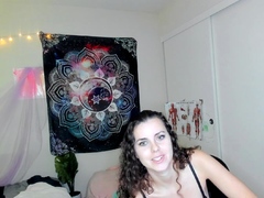 Amateur striptease and Solo masturbation