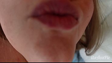 BBW MILF indulges in sensual spooning and POV sex with her husband