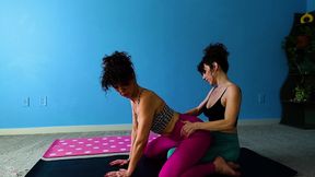 stepmom stepdaughter workout sexercise