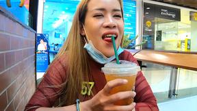 ”Huge tits & butt Thai STEPMOM GF sex at home after a visit to the mall”