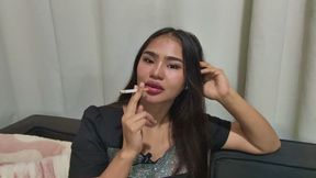 Asian Smoke Break