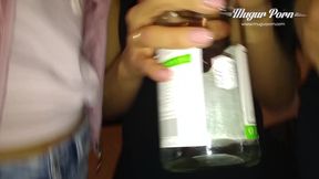 Three sexy babes get wild at the party