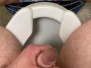 Fan request public piss play straight dirty degrading talk for gay HUGE cock piss custom at work