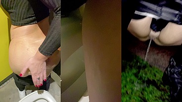 threesomes peeing in bars and public streets!!!