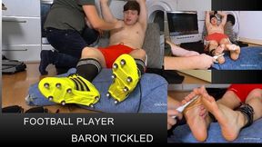 Sweaty After the Pitch: Baron Gets a Deep Tongue Foot Clean