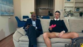 DADDY4K  SLUTTY WEDNESDAY IS CHEATING on her BF WITH BIG BLACK COCK (Mike Chapman)