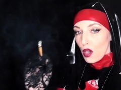 MistressLucyXX - Smoke &amp; Stroke For Satan Joi