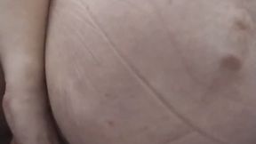 Jessa Bella Intense Orgasm Massively Pregnant Belly