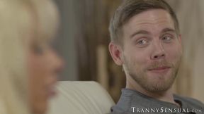 I throat fucked my TS stepsis Brittney Kade before giving her deep anal penetration