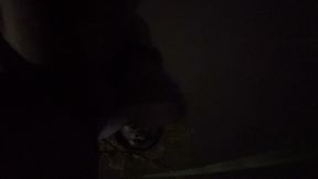 Fooling Around At Night Outside On The Sidewalk Fully Naked Final Part 5 Where I Nut On Yo Face