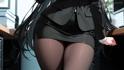 You Fix Another Mistake With Your Large Cock In Boss Rio's Office (Sex JOI)
