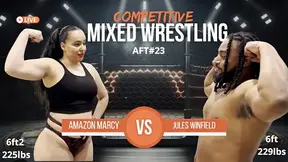 Competitive Mixed Wrestling - Amazon Marcy VS Jules Winfield