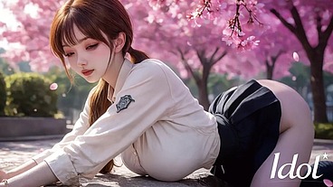 Sexy Korean girl gets fucked before the graduation ceremony [AI]