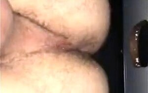 Black Bareback Fuck at the Cabin Glory Hole