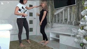 catfight hair pulling fight FW