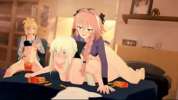 Astolfo femboy follando un culito gordo apretado