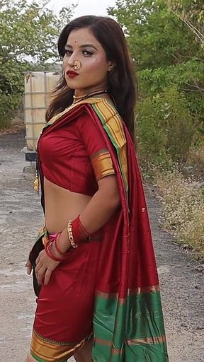 New Bride Look Stripping and Teasing