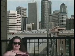 Chubby shawty is undressing for tearing up her twat with a fingers
