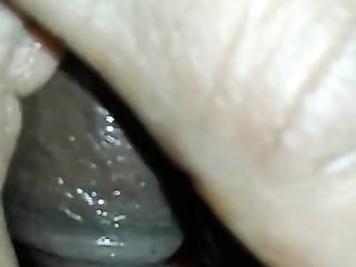 Big Clit Big Dildo in Tight Small Wet Juicy Pussy