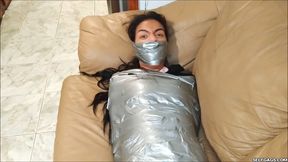 Mummifying Maria: First Time Mummification For Young Latina Cutie!