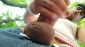 Horny Cumshot on My Way Home