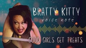 Bratty Kitty Gets Tied Up — Giggly Rope Tease Voice Note