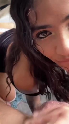 Total Shock - Petite Latina Showed Her Talents, Cowgirl and Doggy Style in POV