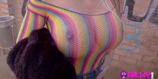 Busty blonde milf Carla Boom satisfies horny European housewife