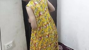 Big step sister ko apne land par baitha kar choda