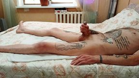 girlfriend empties my balls of cum by giving a deep blowjob
