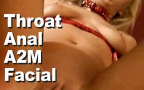 Hillary Scott & Dirty Harry Throat Anal A2M Facial