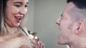 ”I taste my stepmommy's milk then she tastes my prick! - Francys Belle”