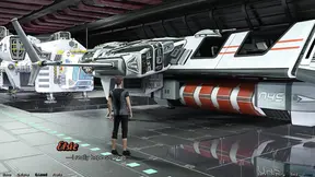 Space MILF with blue hair gets fucked by lucky space traveler