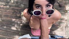 Big Tit Latina Gets Fucked by Model in Nature