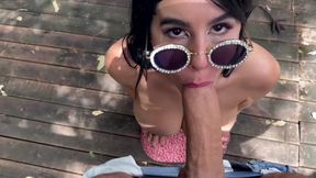 Big Tit Latina Gets Fucked by Model in Nature
