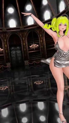 Azur Lane St. Louis Half Nude Dance Nayeon-pop Hentai Mmd 3D Blonde Hair Color Edit Smixix