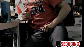 Busty vintage jock solo jerking off