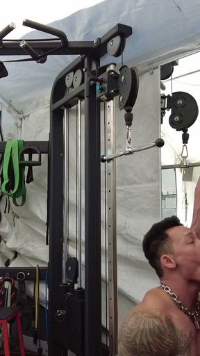 Madison and Han work out naked   Clip 1