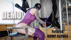 DEMO: FeturaX Silicone Segmented Bump Tentacle Gloves (Fisting, FemDom) [4K] | Lady Vi and Aidan Allgood