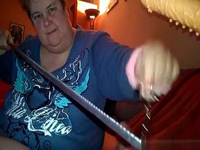 Mature fat woman knows how to make a prick stiff