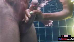 Amateur Teen Couple Hot Sex In The Pool She Is Asian He Is European