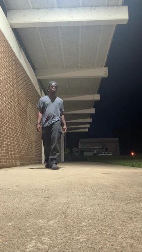 Decided To Take A Walk At Night And Randomly Got The Urge To Get Half Naked In Public And Twerk In The Night Light