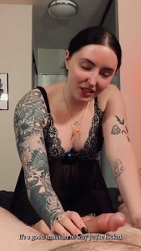 Miss Rene Unlocks Chastity Cuck and Compares him to her Bull