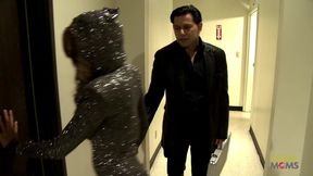 Party chicks suck some cocks together before taking turns getting drilled