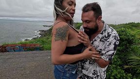 aventura do casal mattos - putaria na praia: grelona da anne, foda molhada e gozada surpresa