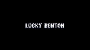lucky benton swallows cum after eating christian s ass