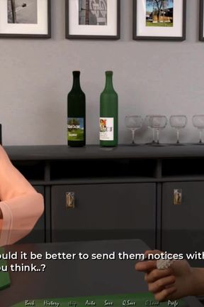 Moving Down: hubby and wife at the dinner table ep.34