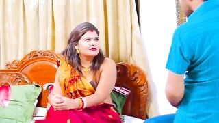 Indian Bihari Hot Malkin Bhabhi Ko Do Naukoro Ne Milkar Jamkar Mast Chudai Kari